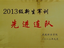 2013級新生軍訓(xùn)先進(jìn)連隊