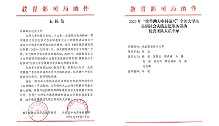 喜報(bào)！武威職業(yè)技術(shù)大學(xué)“推普助力·鄉(xiāng)村振興”暑期社會(huì)實(shí)踐團(tuán)隊(duì)獲評(píng)全國(guó)優(yōu)秀團(tuán)隊(duì)